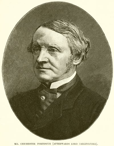 Mr. Chichester Fortescue (later Lord Carlingford) door English School