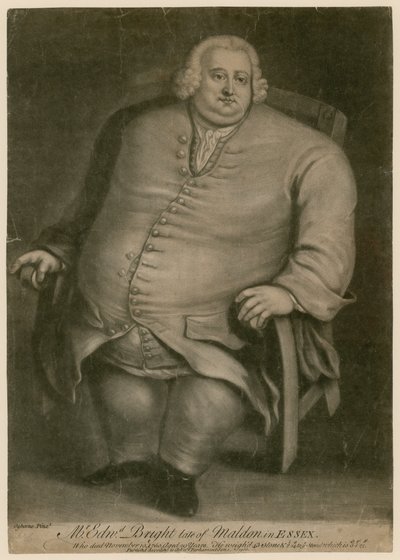 Mr Edward Bright, wijlen van Maldon, Essex, overleden 10 november 1750, 29 jaar oud door English School