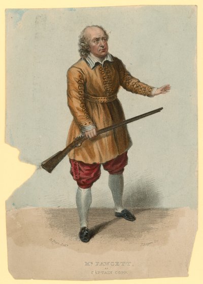 Mr Fawcett als Kapitein Copp door English School
