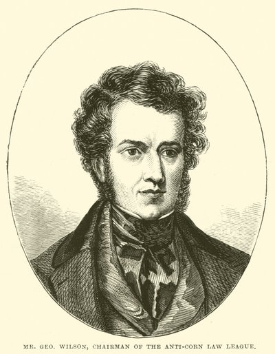 Mr. George Wilson, voorzitter van de Anti-Corn Law League door English School