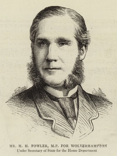 De heer H H Fowler, MP voor Wolverhampton door English School