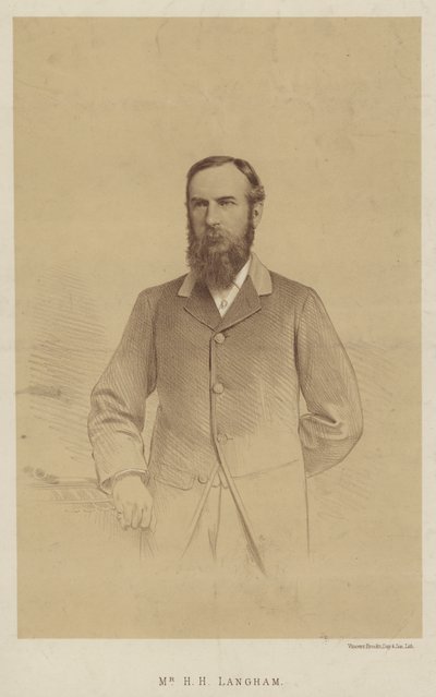 Mr H H Langham door English School
