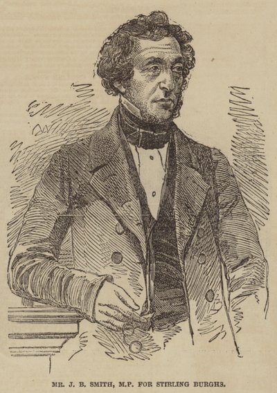De heer J B Smith, MP voor Stirling Burghs door English School