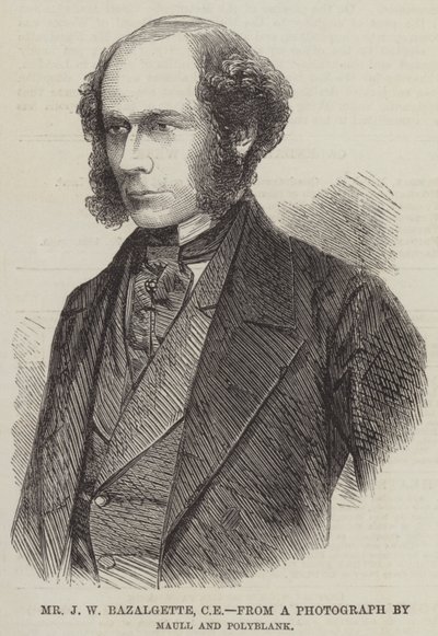 Mr J W Bazalgette, CE door English School
