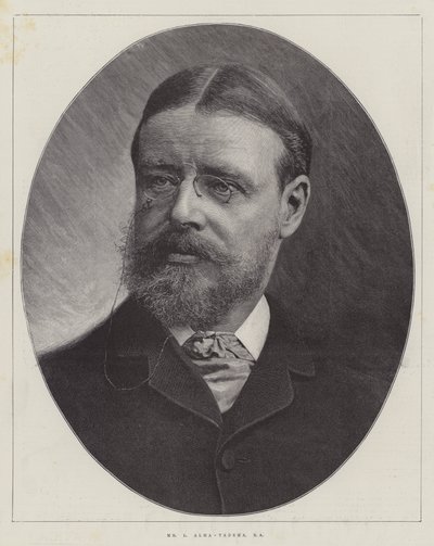 Mr. L Alma-Tadema, RA (gravure) door English School