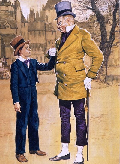 Mr Micawber en David Copperfield door English School