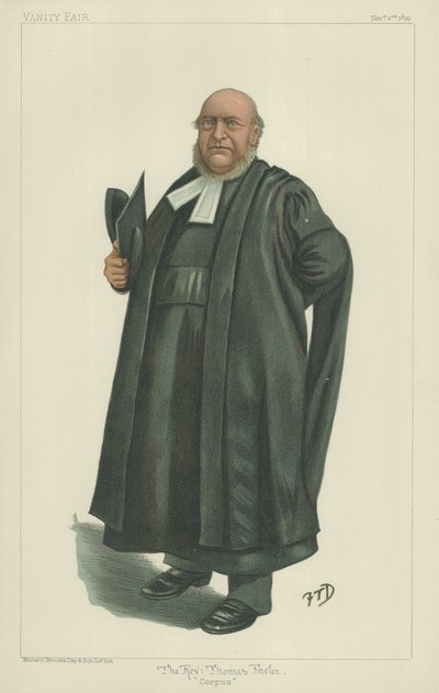 Mr R Fowler, De Vice-Kanselier van Oxford door English School