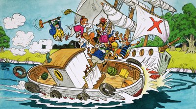 Meneer Pad gaat varen door English School