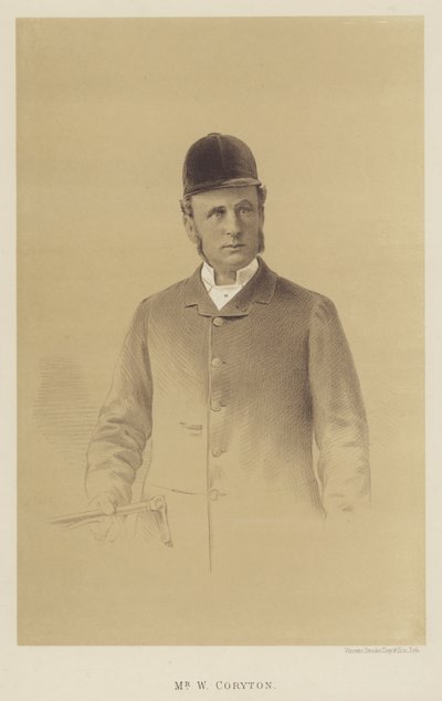 De heer W Coryton (litho) door English School