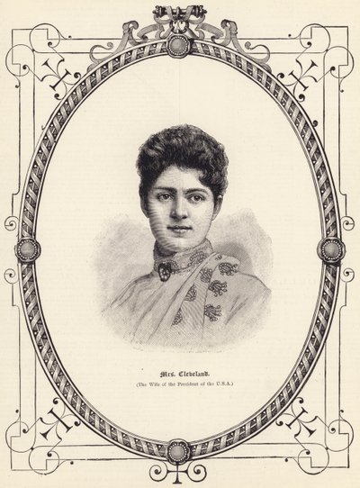 Mevrouw Cleveland (de vrouw van de president van de VS) door English School