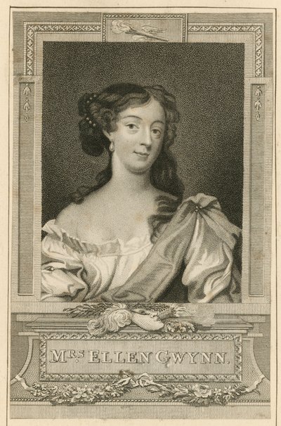 Mevrouw Ellen Gwynn, actrice door English School