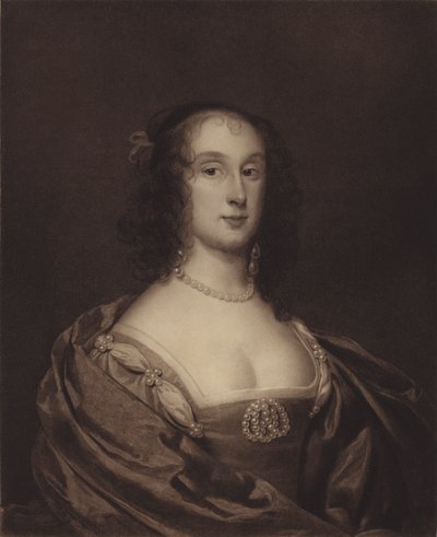 Mevrouw Fleetwood, voorheen Mevrouw Ireton (Bridget Cromwell), oudste dochter van Oliver Cromwell door English School