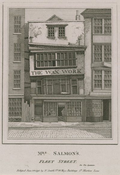 Mevrouw Salmons, Het Waswerk, Fleet Street door English School
