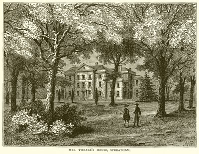 Huis van Mevrouw Thrale, Streatham door English School