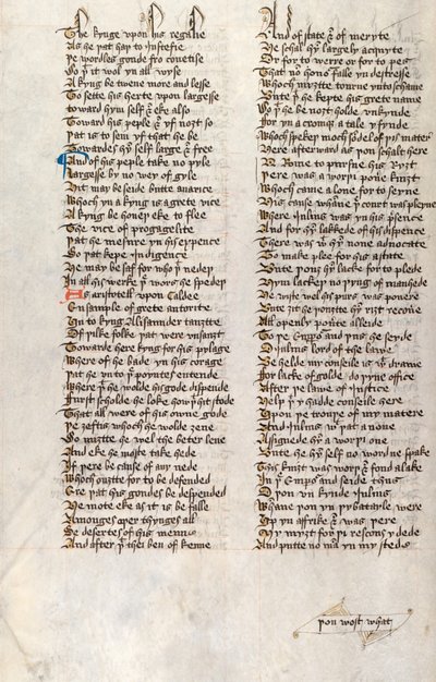 Ms326 f166v, Confessio Amantis door John Gower door English School