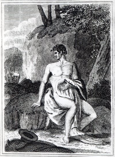 Mungo Park in Afrika, een illustratie uit 