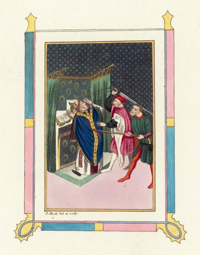 Moord op Thomas Becket door English School