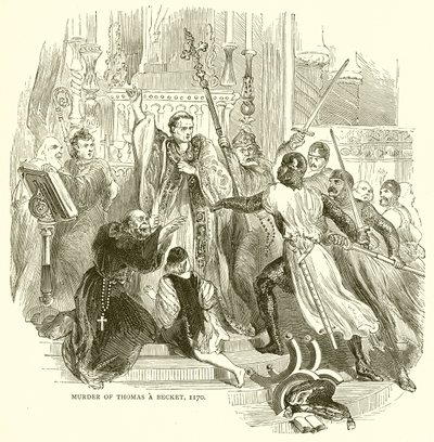 Moord op Thomas a Becket, 1170 door English School