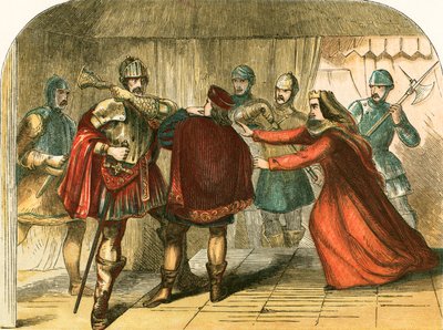 Moord op de prins van Wales door Edward IV en zijn broers door English School