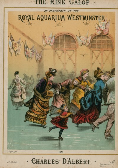 Muzikale partituur voor The Rink Galop door Charles DAlbert door English School