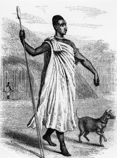 Muteesa I van Buganda, illustratie uit 
