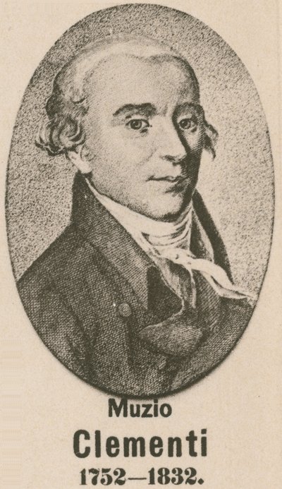 Muzio Clementi (gravure) door English School