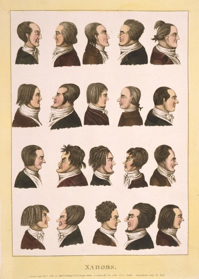 Nabobs, uitgegeven 1811 door English School