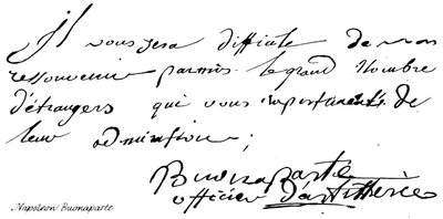Napoleon Buonaparte door English School