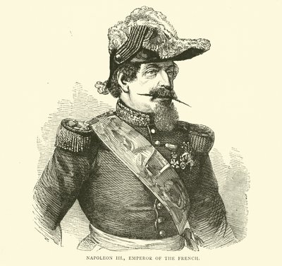 Napoleon III, keizer van de Fransen, juli 1870 door English School