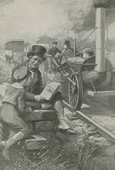 Nasmyth schetst Stephensons motor door English School