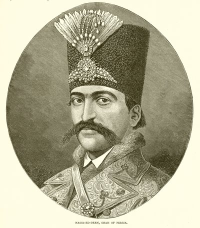 Nasser ed Deen, Shah van Perzië door English School