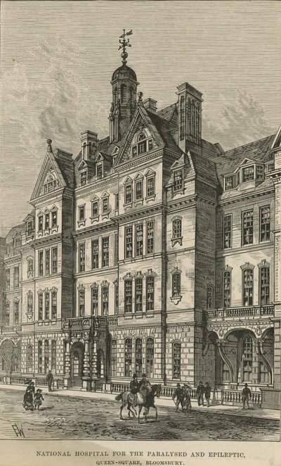 Nationaal Ziekenhuis voor Verlamden en Epileptici, Queen Square, Bloomsbury door English School