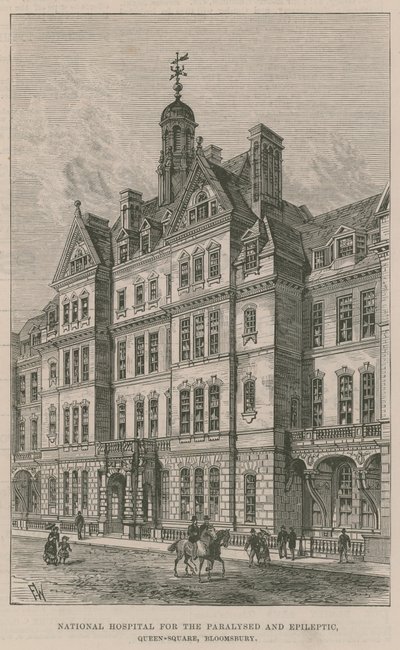 Nationaal Ziekenhuis voor Verlamden en Epileptici, Queen Square, Bloomsbury door English School