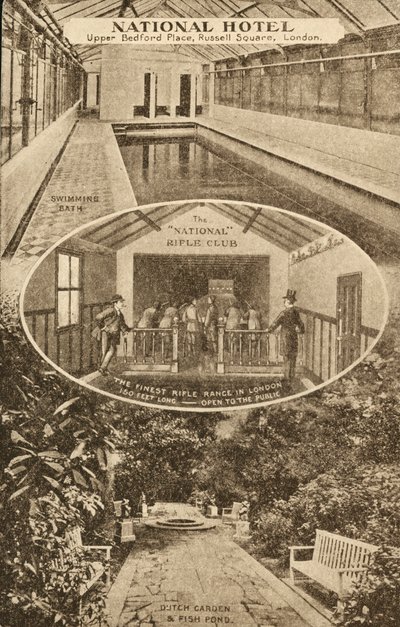 National Hotel, Upper Bedford Place, Russell Square, Londen door English School