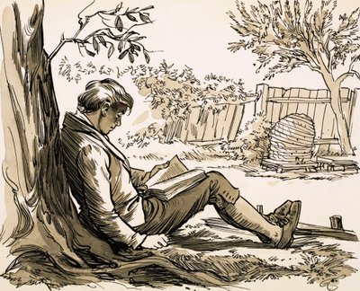 Natuuronderzoeker David Douglas werd geïnspireerd om te verkennen door het lezen van Robinson Crusoe door English School