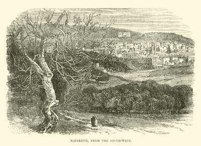 Nazareth, vanuit het zuidwesten door English School