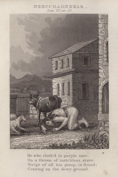 Nebukadnezar, Daniël VI, vers 32 door English School