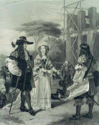 Nell Gwynn overtuigt Charles II om een ziekenhuis te bouwen door English School