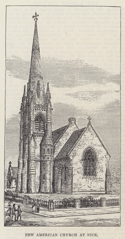 Nieuwe Amerikaanse Kerk in Nice door English School