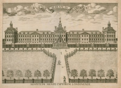 Nieuw Bedlam Hospital, Moorfields, Londen door English School