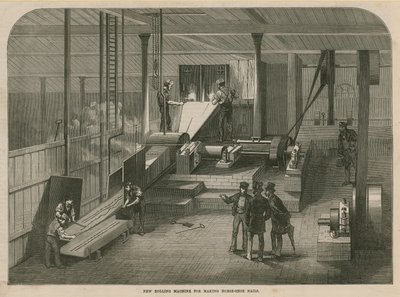 Nieuwe Bolling Machine voor het maken van hoefijzernagels door English School
