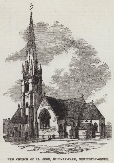 Nieuwe kerk van St Jude, Mildmay-Park, Newington-Green door English School