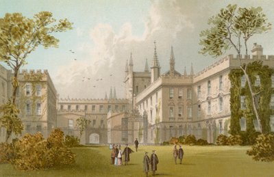 New College--Oxford door English School