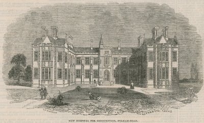 Nieuw Ziekenhuis voor Longziekten, Fulham Road door English School