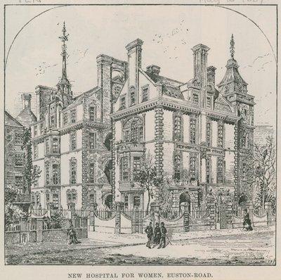 Nieuw Ziekenhuis voor Vrouwen, Euston Road, Londen door English School