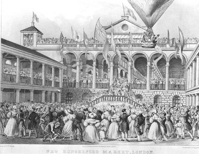 Nieuwe Hungerford Markt, 1833 door English School