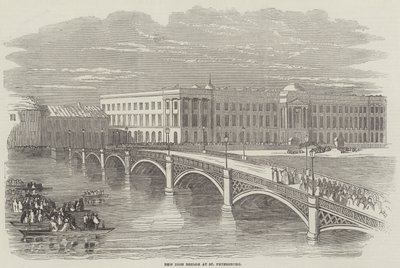 Nieuwe IJzeren Brug in Sint-Petersburg door English School