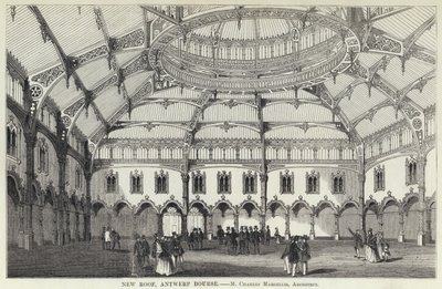 Nieuw dak, Antwerpse beurs door English School