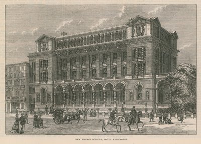 Nieuwe Wetenschappelijke Scholen, South Kensington, Londen door English School