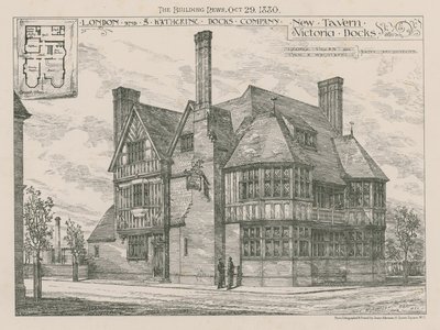 New Tavern, Victoria Docks door English School